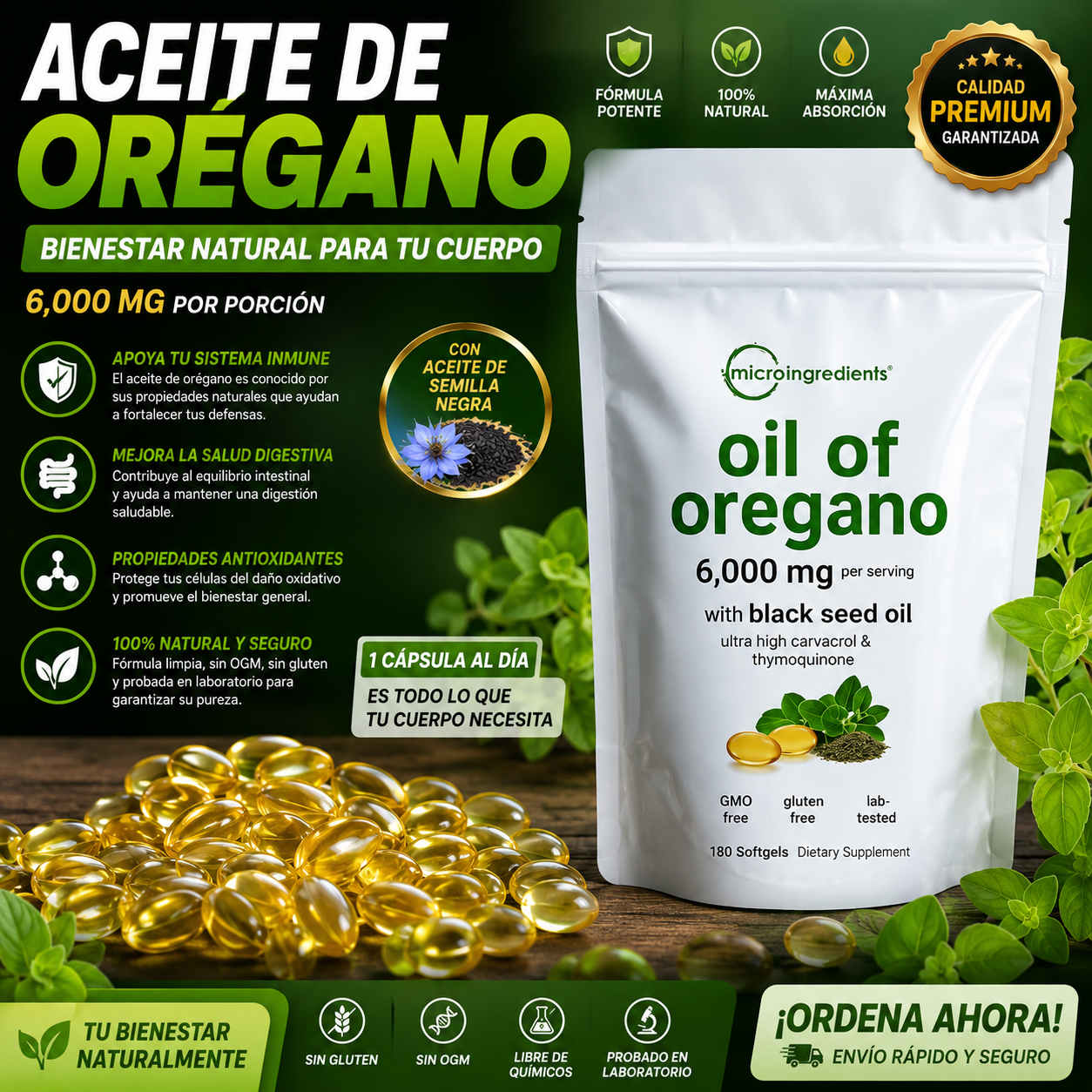 El Antibiótico Natural Más Poderoso - Oil Of Orégano