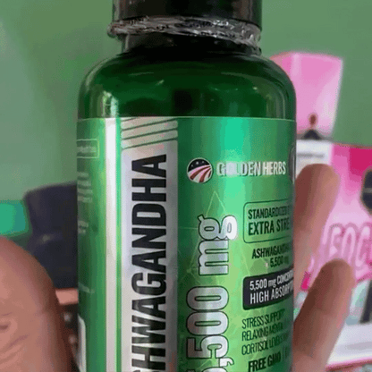 Ashwagandha Fórmula Americana ¡Reduce cortisol, elimina el estrés y renueva tu vida!